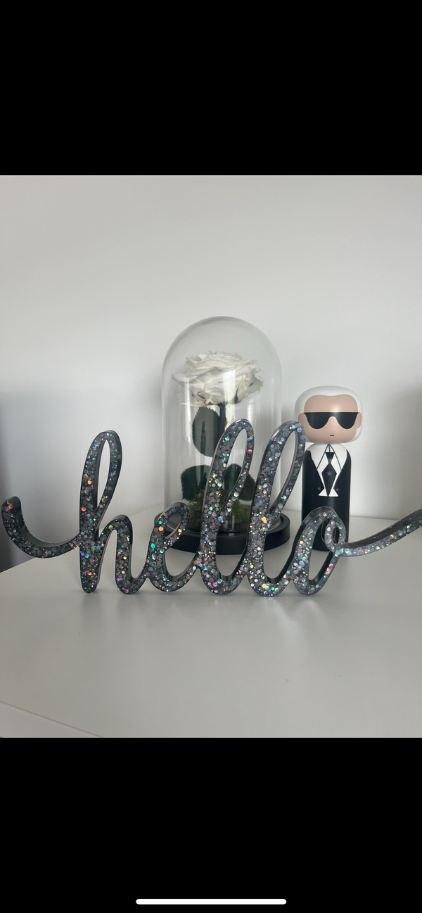 Décoration « Hello »